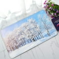thumbnail image 1 of ABPHQTO Winter Landscapesnow Wonderland Forest Snowfall Sunlight Doormat Entrance Rug Area Rug Floor Mat Home Decor 23.5x16.7 Inch, 1 of 1