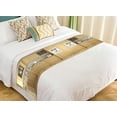 thumbnail image 1 of ABPHQTO Wood Classic Kitchen Neutral Colors Full Equipped Bed Runner Bedding Scarf Bed Decoration 20x95 inch, 1 of 1