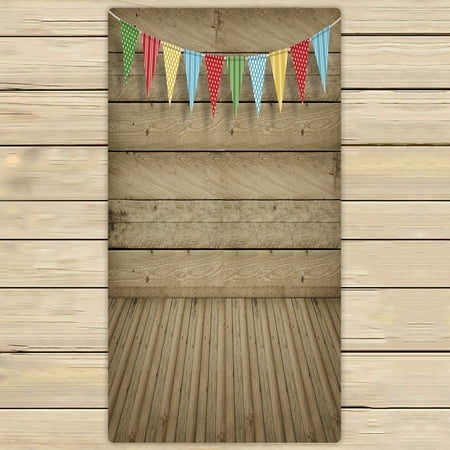 ABPHQTO Wood S Flags Copy Space Towels Beach Bath Pool Sprot Travel Hand Spa Towel 30x56 Inch