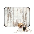 thumbnail image 1 of ABPHQTO Wooden Texture Top View Pet Dog Cat Bed Pee Pads Mat Cushion Potty Dogsblankets Crate Bed Kennel 14x18 inch, 1 of 4