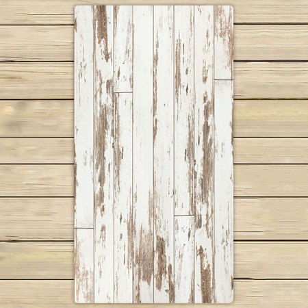 ABPHQTO Wooden Texture Top View Towels,Beach Bath Pool Sprot Travel Hand Spa Towel 30x56 Inch