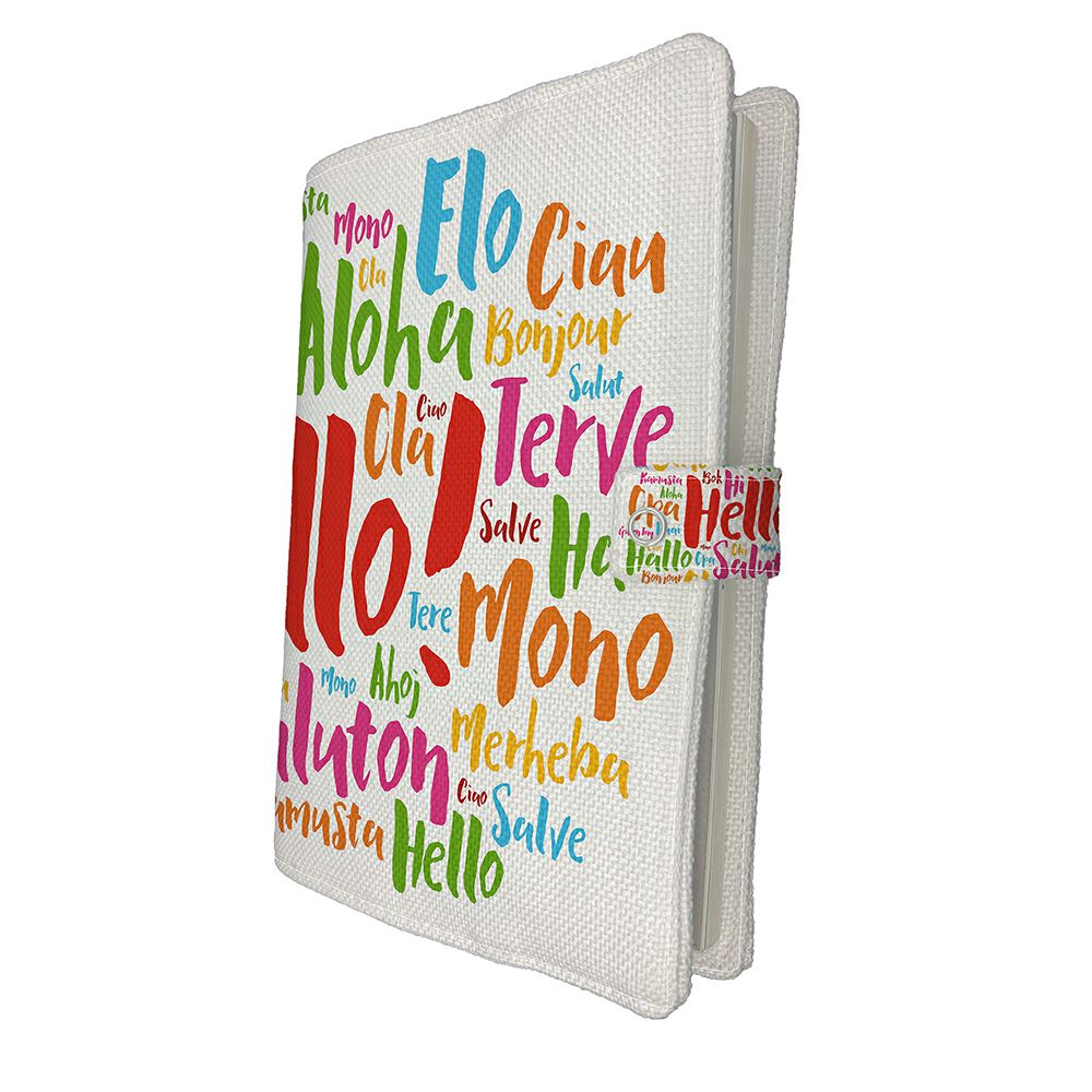 ABPHQTO Word Cloud In Different Languages Of The World Book Cover Book Protector Book Sleeve