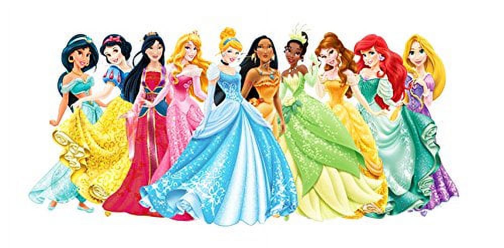 ABPID04888 Disney Princess 1/4 Sheet Edible Photo Birthday Cake Topper Frosting Sheet Personalized! - image 1 of 3