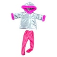 thumbnail image 1 of ABPWLY Clothes for Dolls, Winter Suit Doll Clothes Fits 17 Inch for 43cm Doll Clothes, Jacket and Trouser Doll Clothes Casual Outfits, 1 of 5