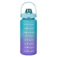 thumbnail image 1 of ABPWLY Home 2 Liter Water Bottle with Straw Motivational BPA Free Plastic Fitness Sports Drink Container Room Decor, 1 of 6