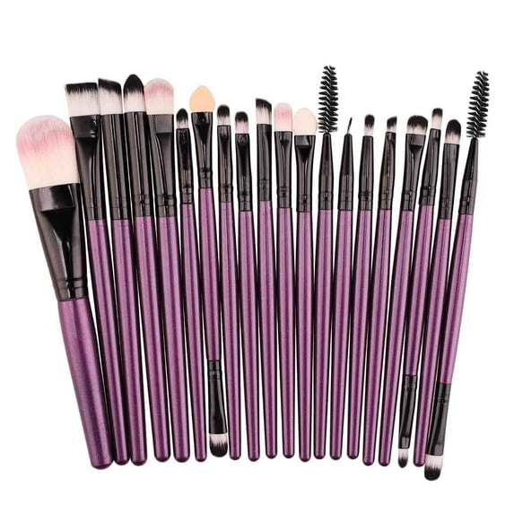 ABPWLY Home 20 Piece Makeup Brushes Set Professional Cosmetic Tools for Eye Shadow Foundation Blending Home and Kitchen