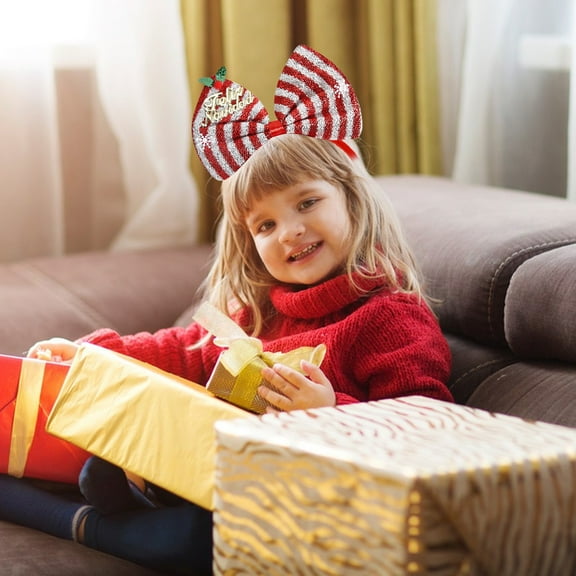 ABPWLY Home Christmas New Year Headband Sequined Headpiece Festive Party Accessory Green White Yellow Fall Decorations For Home