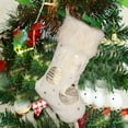 thumbnail image 1 of ABPWLY Home Merry Christmas Santa Stocking Large Hanging Ornament Family Gift Xmas Tree Decor 49x28cm Christmas Decor, 1 of 7