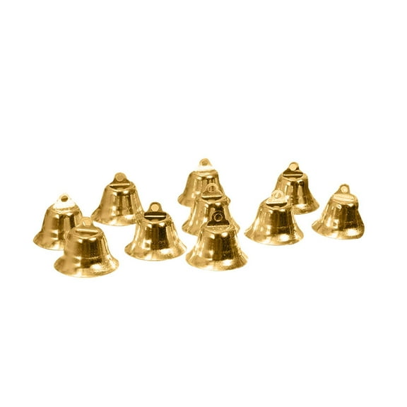 ABPWLY Toys 10Pcs Jingle Bells Mini Craft Bells for Christmas Decoration DIY Ornaments 20mm Christmas