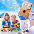 thumbnail image 1 of ABPWLY Toys 17 Key Mini Kalimba Thumb Piano with Tutorial Book and Protective Case Portable Musical Instrument Gift Fidget Toys, 1 of 3