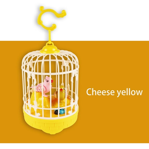 ABPWLY Toys Birdcage Toy Electronic Interactive Talking Simulation Bird Cage Kids Birthday Gift Girl Toys