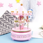 ABPWLY Toys Carousel Music Box with Star Projection Rotating Horses for Girls Women Gift Games