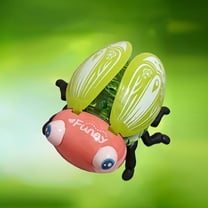 ABPWLY Toys Childrens Crawling Insect Toy with Music and Lighting Green Pink Star Shape for Parent Child Interaction and Learning Birthday Gifts