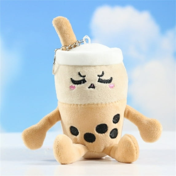 ABPWLY Toys Cute Milk Tea Cup Toy Pendant Doll Plush Keychain Stuffed Animal Catch Small Gift Birthday Gifts