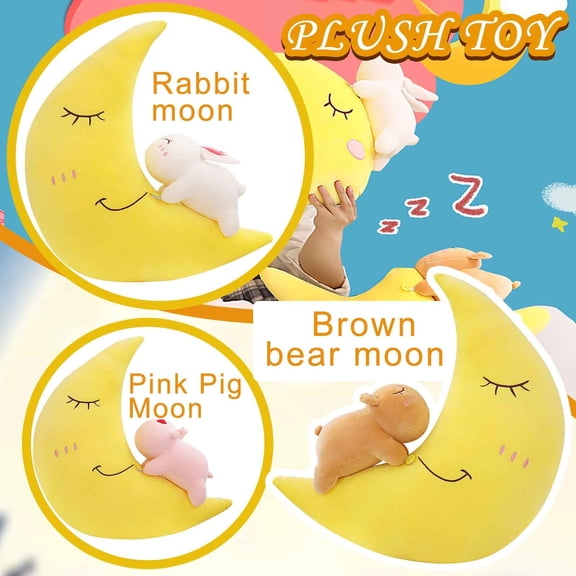 ABPWLY Toys Cute White Star Doll Soft Plush Sleeping Toy for Children Huggable Companion with Safe PP Cotton Material Ideal for Gifts and Decor Boy Toys
