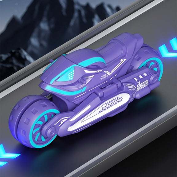 ABPWLY Toys Deformable Motorcycle Slide Toy Car 3 in 1 Friction Powered Drifting and Racing Interactive Kids Toy Travel Games