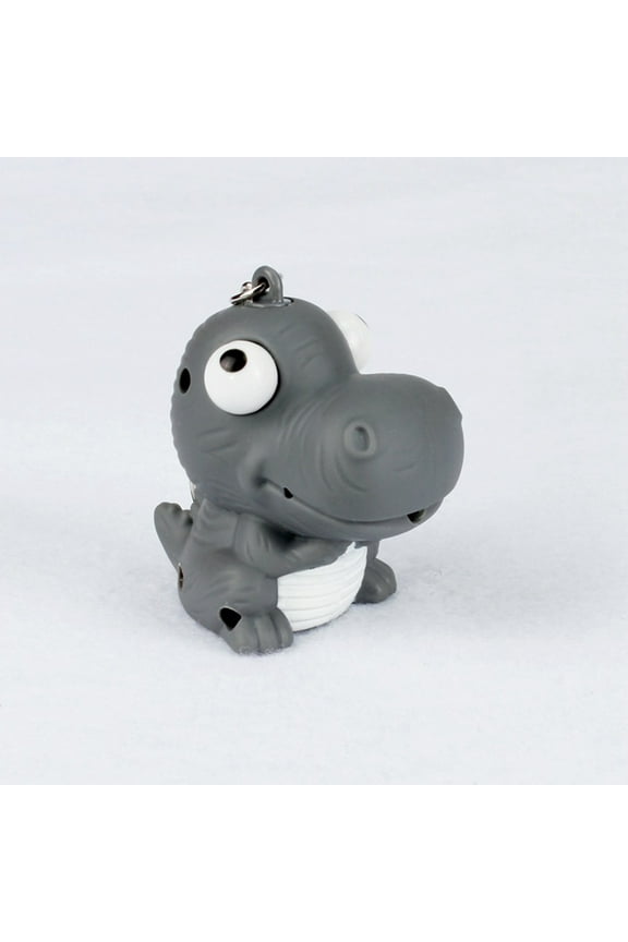 ABPWLY Toys Dinosaur LED Sound Emitting Light Key Chain Creative Gift Toys for Boys