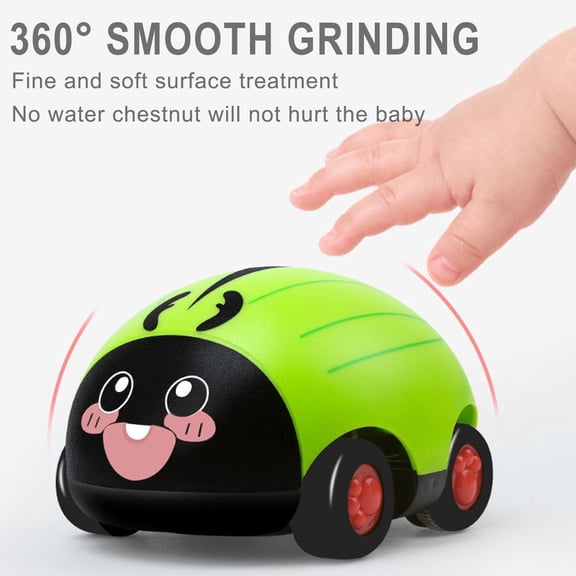 ABPWLY Toys Double Pull Back Car Crash Insect Simulation Toy 2 Pack Friction Powered Vehicles for Kids Boys Girls Boy Fidget Toys