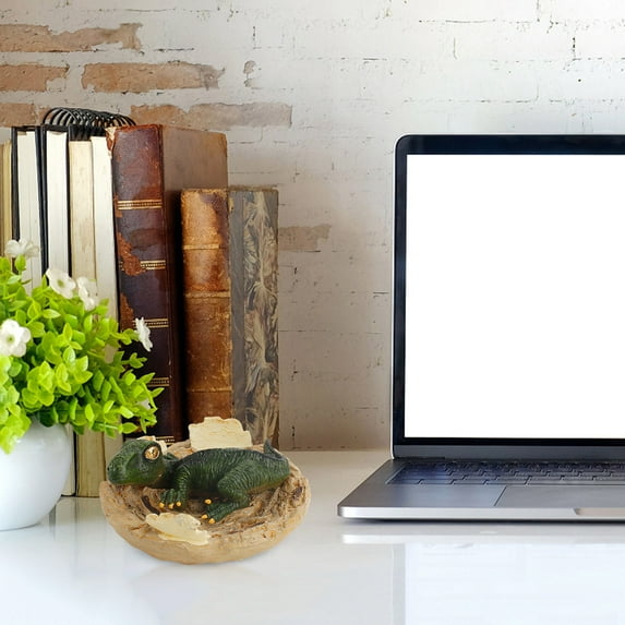 ABPWLY Toys Half Hatching Dinosaur Model with Base Dinosaur Egg Breaking Toy Home Decor Shelf Display for Kids Dino Lovers Collectors Toys for Girls