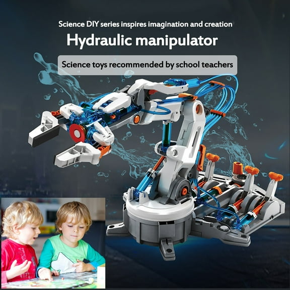 ABPWLY Toys Hydraulic Mechanical Arm Model Building Kit DIY EducationalToy for Kids Teens 10 Years+ Kids Games