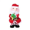 thumbnail image 1 of ABPWLY Toys Musical Dancing Singing Santa Claus Christmas Decoration Novelty Toy with Scarf 15x16x32cm Soft Plush Battery Operated Party Festive Gift for Kids Girl Toys, 1 of 6