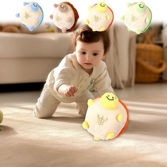 ABPWLY Toys Plush Turtle Squeaky Toy for Childrens Imaginative Play and Role Playing Soft Fabric and Interactive Sound Feature Toy