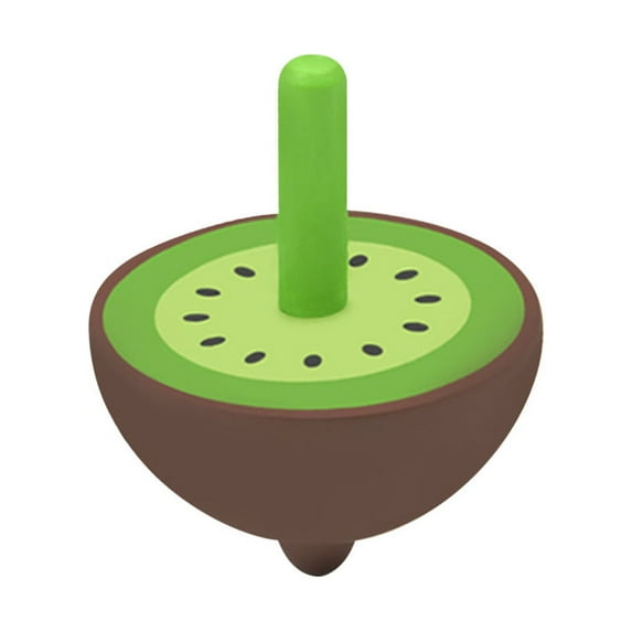 ABPWLY Toys Wooden Spinning Top Toy Colorful Rotating Fruit Tops Manual Spin Traditional Game for Kids Kindergarten Party Girl Toys