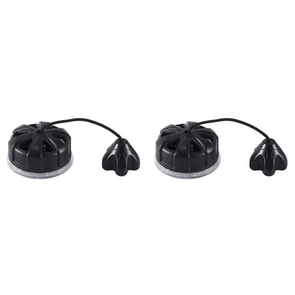 ABS 2-Pack Over Pressure Release Valve for Scuba SMB Buoy, Quick Deflation for Lift Bag, Black