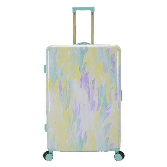 ABS Plastic 28-inch Hard Side Checked Luggage in Tie Dye Print, Walmart Exclusive, All Ages