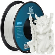 ABS 3D Printer Filament, GEEETECH 1.75mm ABS Filament, 1KG Spool, White
