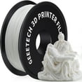 thumbnail image 1 of ABS 3D Printer Filament, Geeetech 1.75mm ABS Filament, 1KG Spool, White, 1 of 6