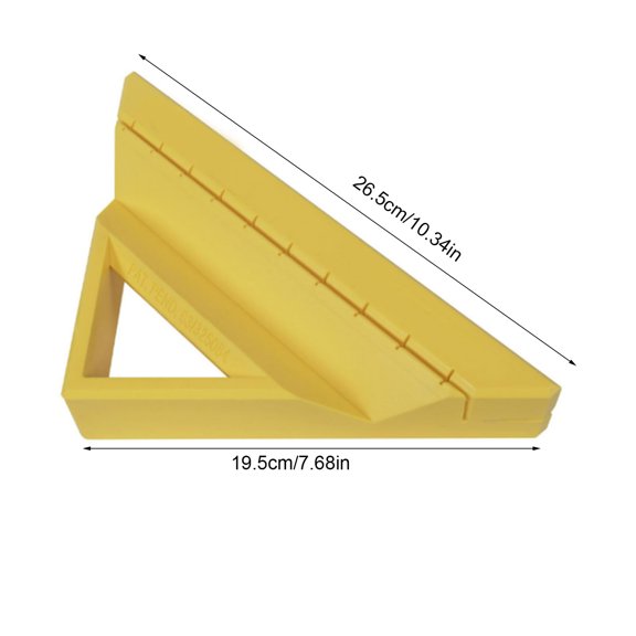 ABS 45 Degree Tile Edge Trim Cutting Square Tool for Wet Saw Miter Cut Alignment Guide