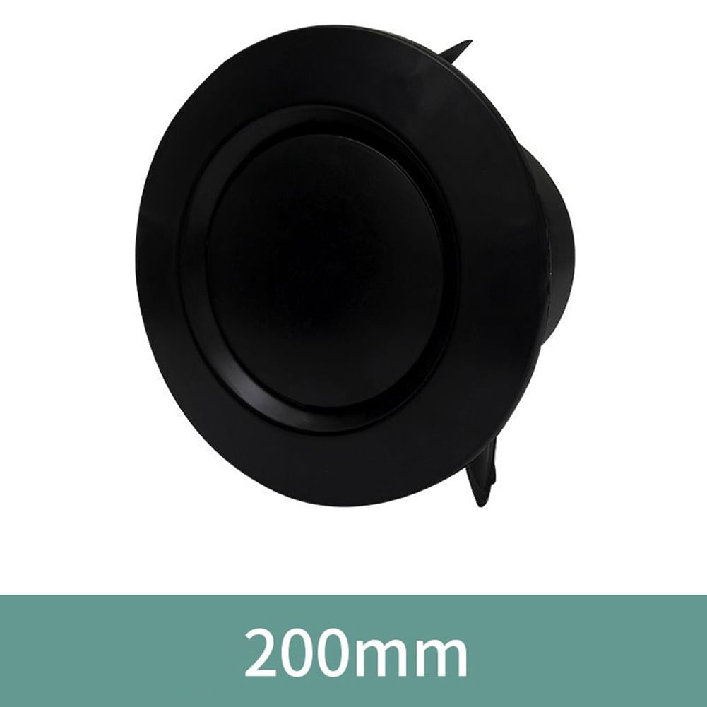 ABS Air Vent Cover Exhaust Hood 75/100/125/150/200mm Round Ducting Ventilatie Cover Decorating Ventilatie Cover