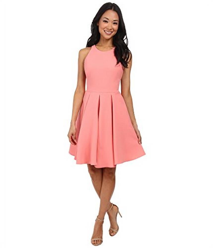 ABS Allen Schwartz Women s Cocktail Dress w Lace Back Sorbet Dress 12 Walmart