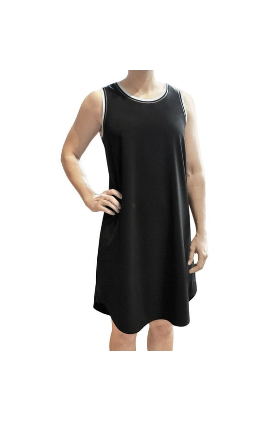 ABS Allen Schwartz Women's Fashion Sleeveless T-Shirt Dress