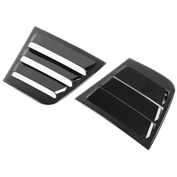 ABS Automotive Side Window Louvers Rear Side Vents Pair Designed Specifically for Car Models From 2011 Onward