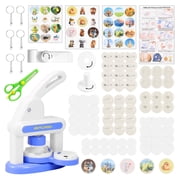 ABS Badge Making Kit Cultivate Creativity Pin Maker Kit Foster Hand On Skill Badge Maker Machine Add Fun DIY Machine for Children