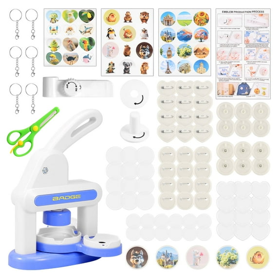 Pin Maker Handheld ABS Badge Making Kit Cultivate Creativity Pin Maker Kit Foster Hand On ...