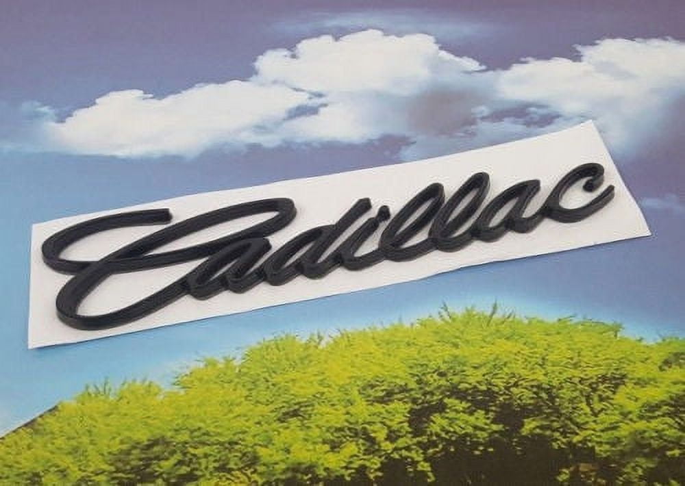 ABS Black Cadillac Emblem Car Body Badge Decal Sticker CT6 XTS CTS ATSL SRX