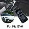thumbnail image 1 of ABS Black Interior Armrest Console Central Storage Box for Kia EV6 2021-2023, 1 of 8