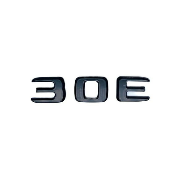 ABS Black Silve Letters B25 30E 900 850 800 700 Emblem Car Trunk Badge Logo Sticker