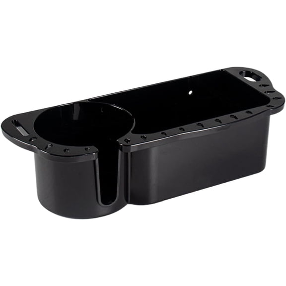 ABS Boat Cup Holder Caddy with Tackle Storage for Marine Fishing