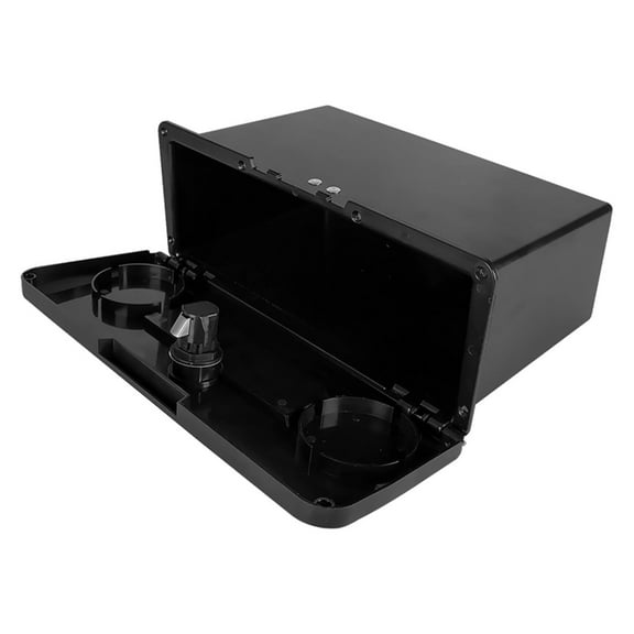 ABS Boat Storage Box Container With Push Button Lock Marine Tool Organizer