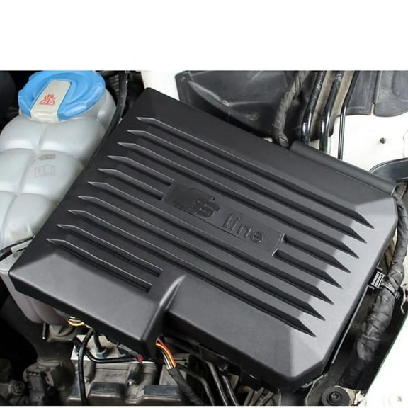 ABS Car Engine Control Computer Cover Panel Protection Car Interior Accessories For Audi A4 A5 B9 2016 2017 2018 2019 2020 2021