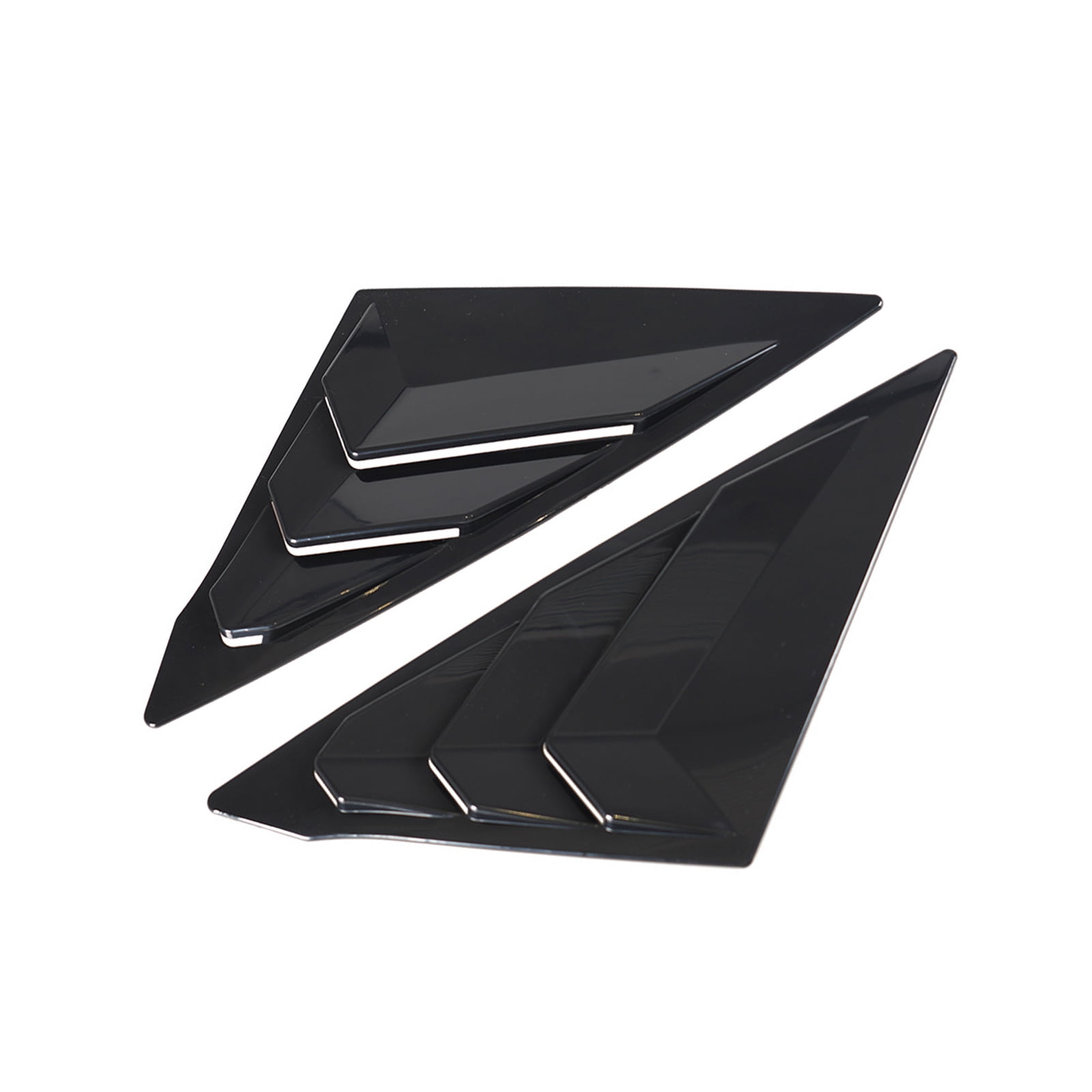 ABS Car Side Window Louvers Car Rear Louver Window Side Shutter Cover ...