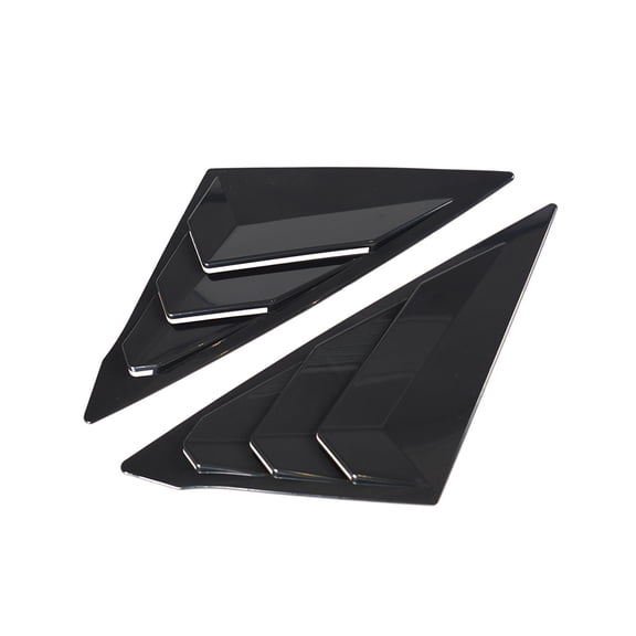 ABS Car Side Window Louvers Car Rear Louver Window Side Shutter Cover Trim Exterior Upgrades Easy Installation