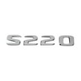 thumbnail image 1 of ABS Car Stickers Tail Box Letters Emblem Fit For Mercedes Fit For Benz S55 S63 S200 S220 S250 S260 S300 S320 S350 Rear Trunk Badge Decals, 1 of 7