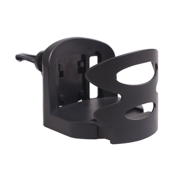 Universal Gray Folding Cup Holder - Mountable Drink Bottle Stand For Car/Truck