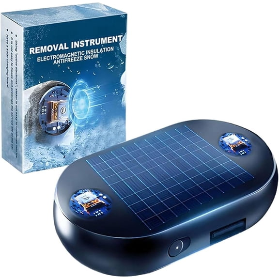 ABS Car Windshield Ice Scraper 3-Pack - Snow Prevention Defroster for Rearview Mirror, Compact Portable Non-Heated Tool for Left & Right Drivers