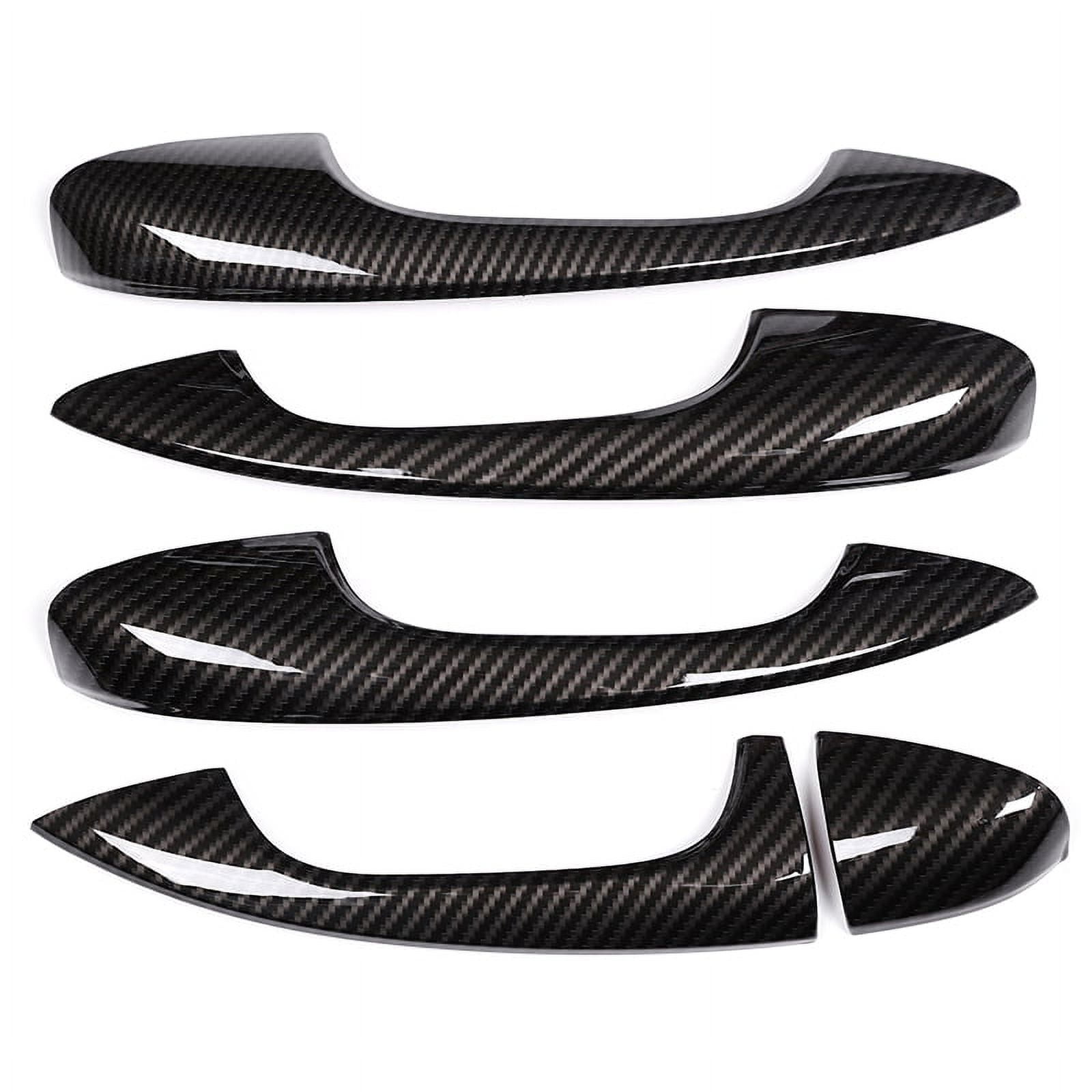 ABS Carbon Fiber Door Handle Cover Trim Sticker for C Class W205 GLC